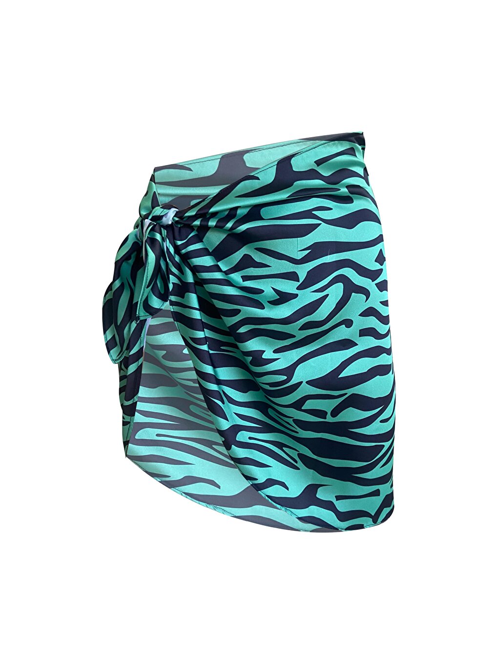 Hailey Green Zebra Short Pareo