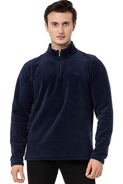 Half Zipper Polar Dark Blue Men M1517TL