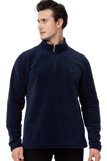 Half Zipper Polar Dark Blue Men M1517TL