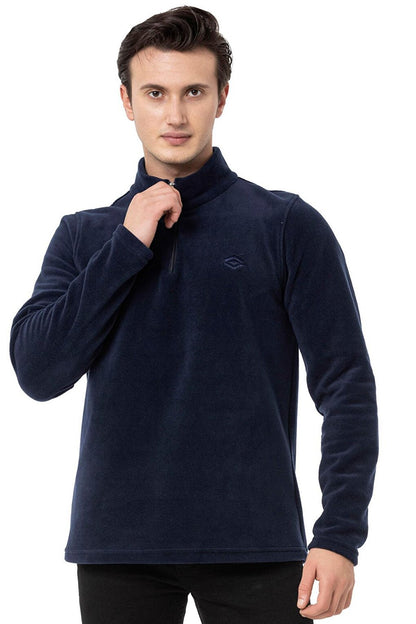 Half Zipper Polar Dark Blue Men M1517TL