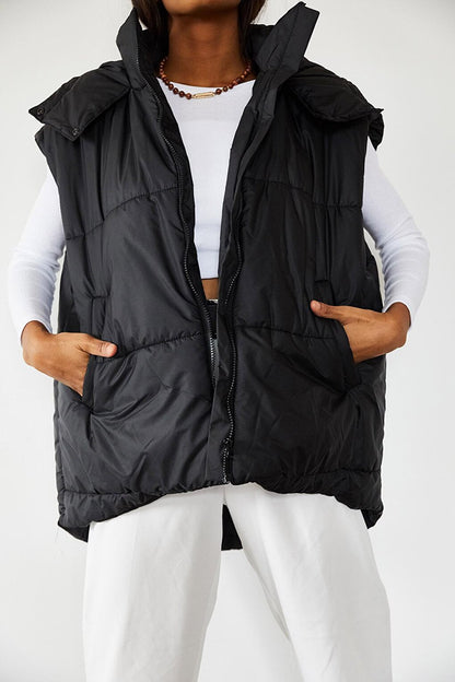 Black Puffer Vest 2KXK4-45618-02