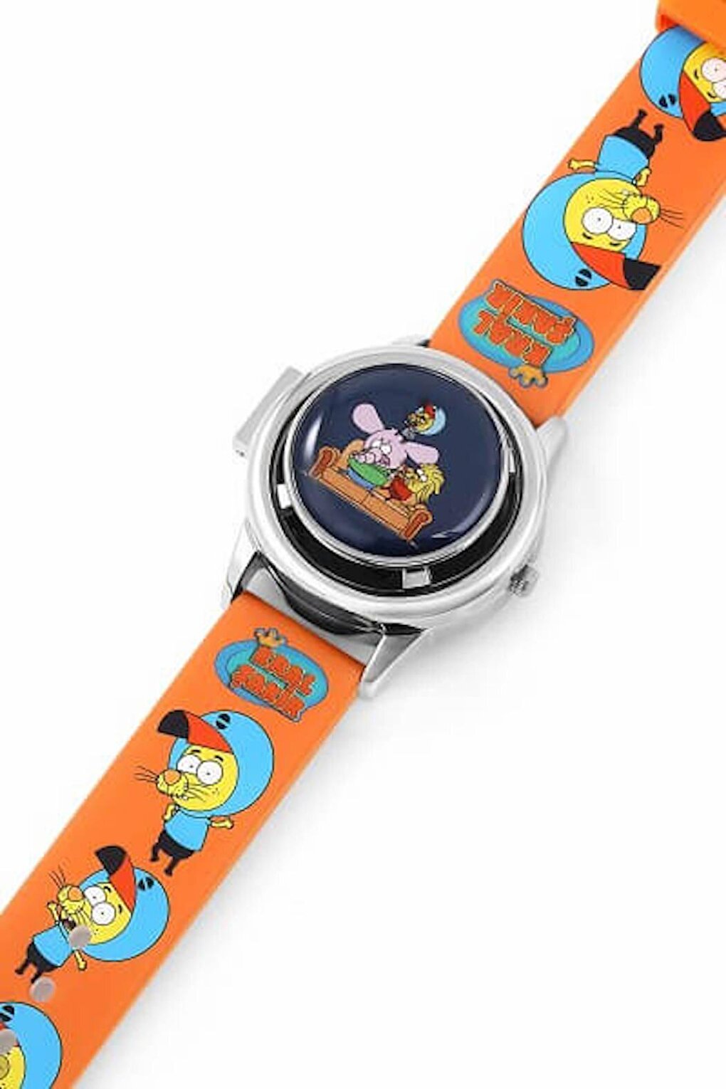 MiniFlak Licensed Kral Şakir KS8824-3 Orange Boy's Wristwatch