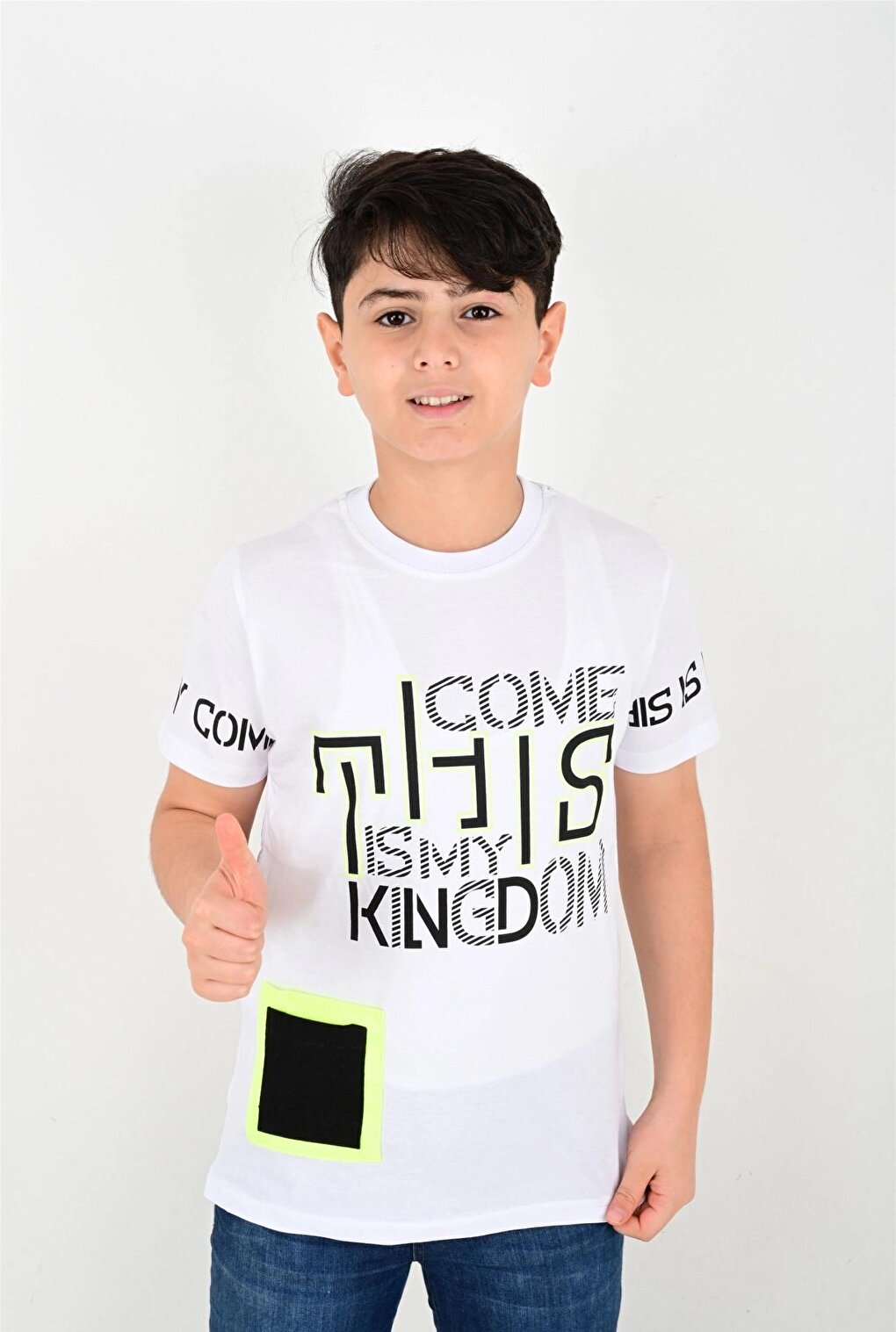 Come This Printed T-Shirt 6754