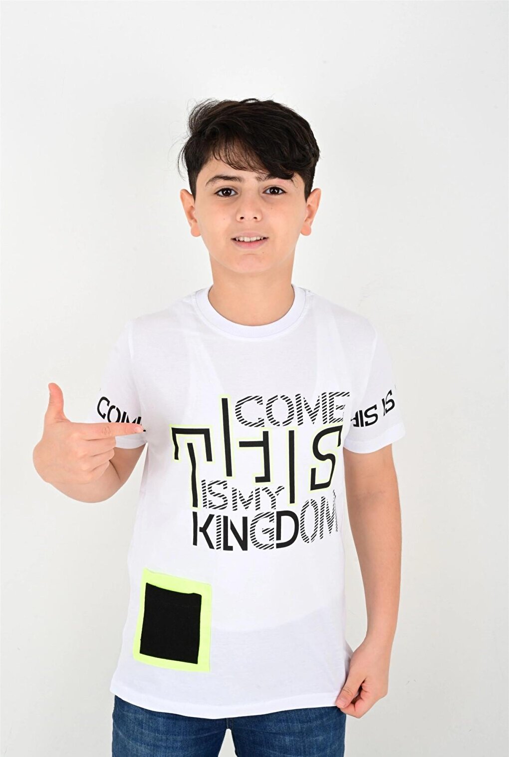 Come This Printed T-Shirt 6754