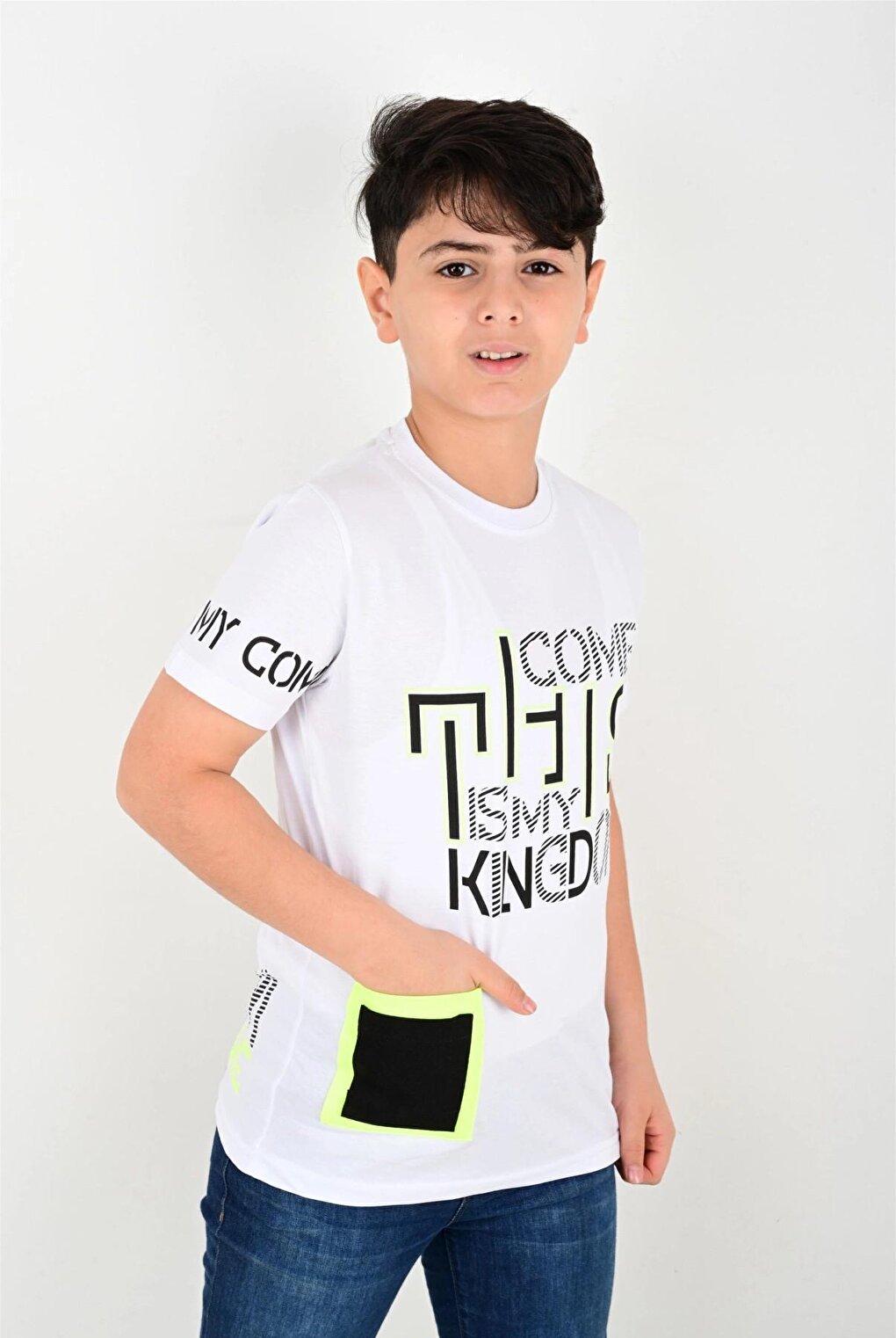 Come This Printed T-Shirt 6754