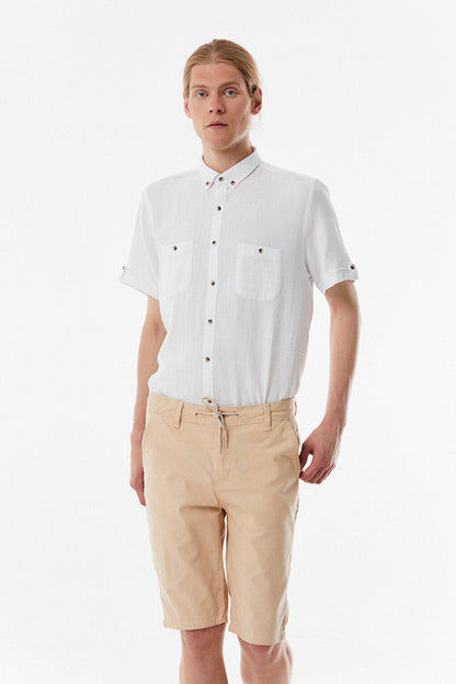 Gabardine Shorts