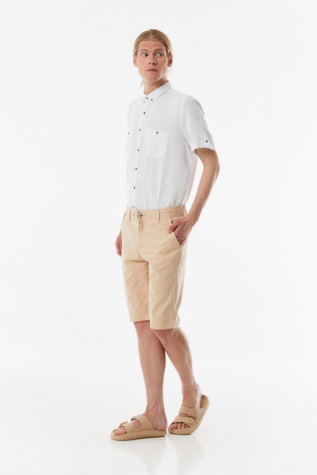 Gabardine Shorts