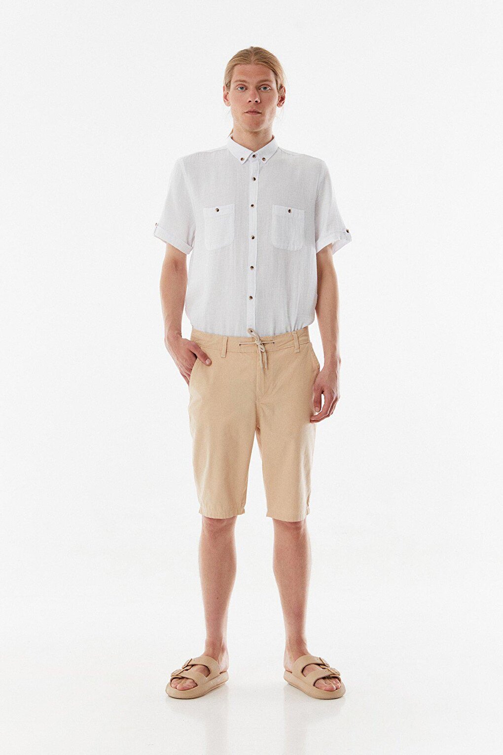 Gabardine Shorts