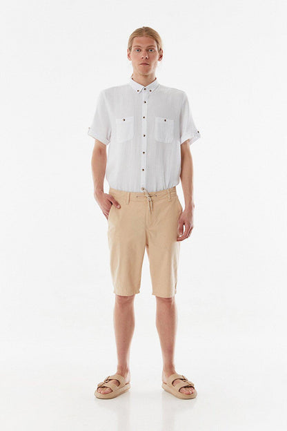 Gabardine Shorts