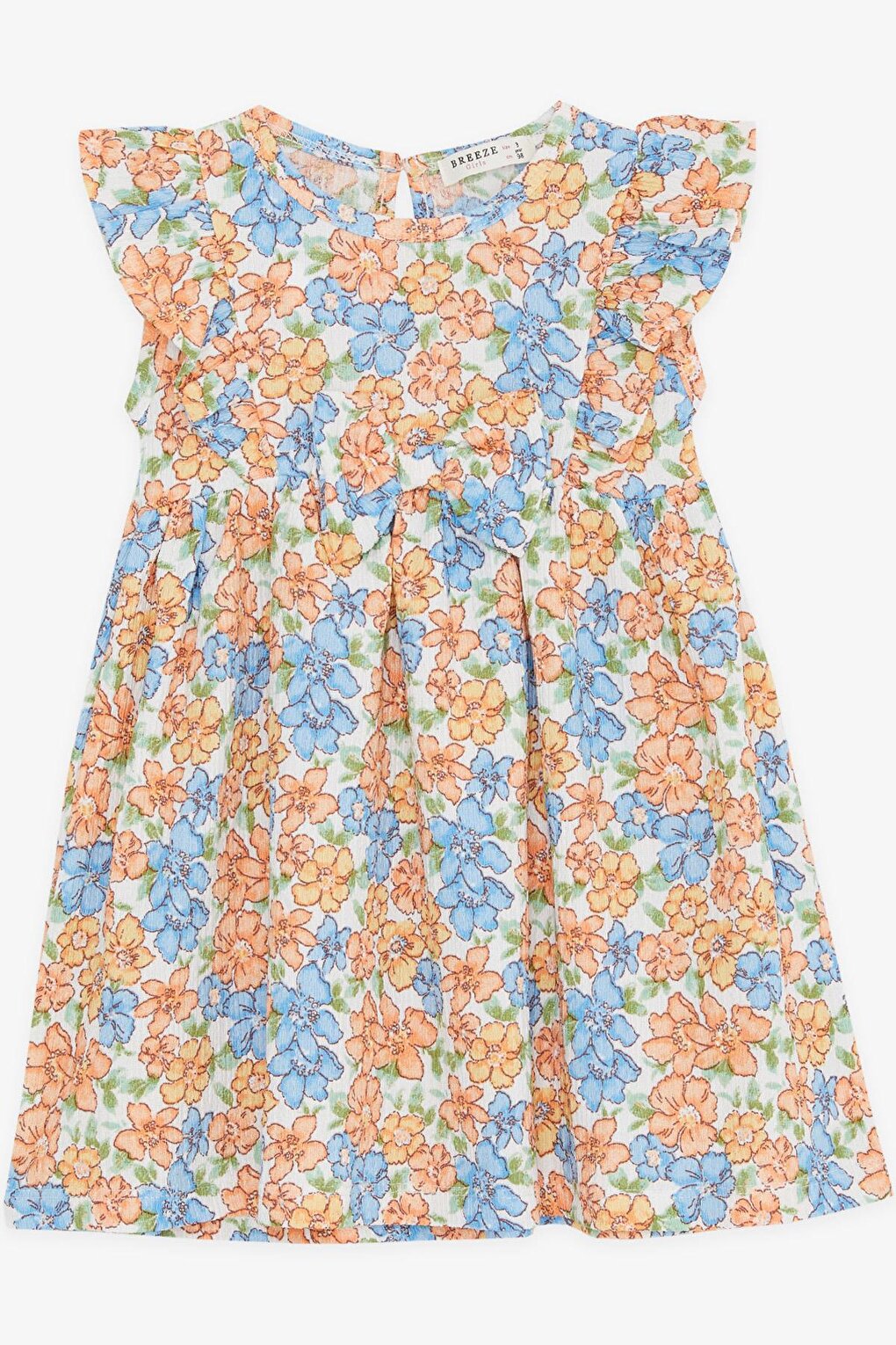 Girl's Dress Floral Patterned Bow Mixed Color (Age 3-6)