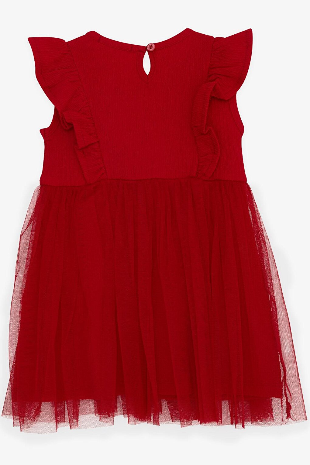 Girl's Dress Tulle Frilly Red (Age 3-8)