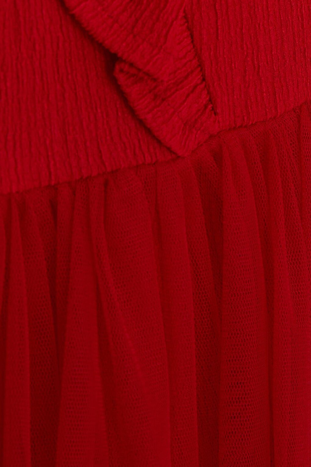 Girl's Dress Tulle Frilly Red (Age 3-8)