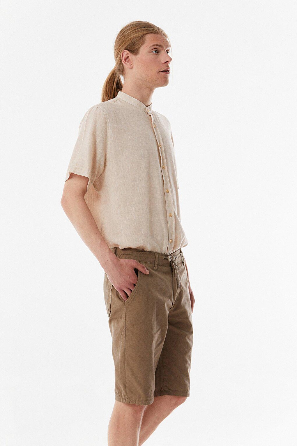 Gabardine Shorts