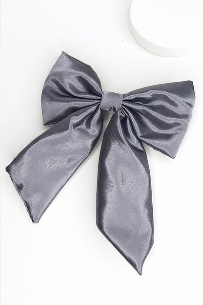 Taffeta Bow Palazzo Buckle