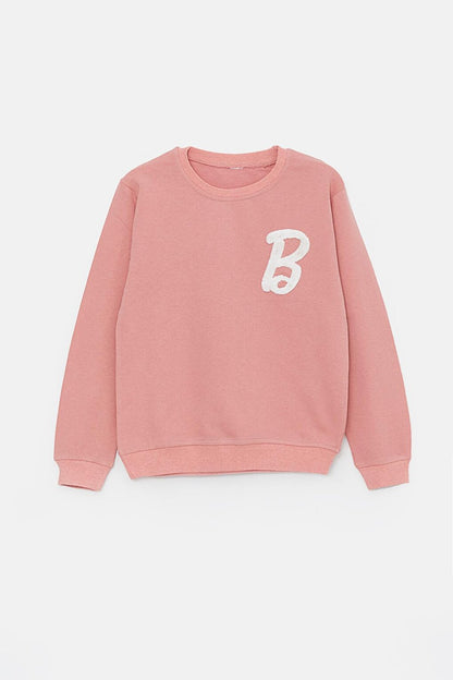 Logo Printed Girls Sweatshirt