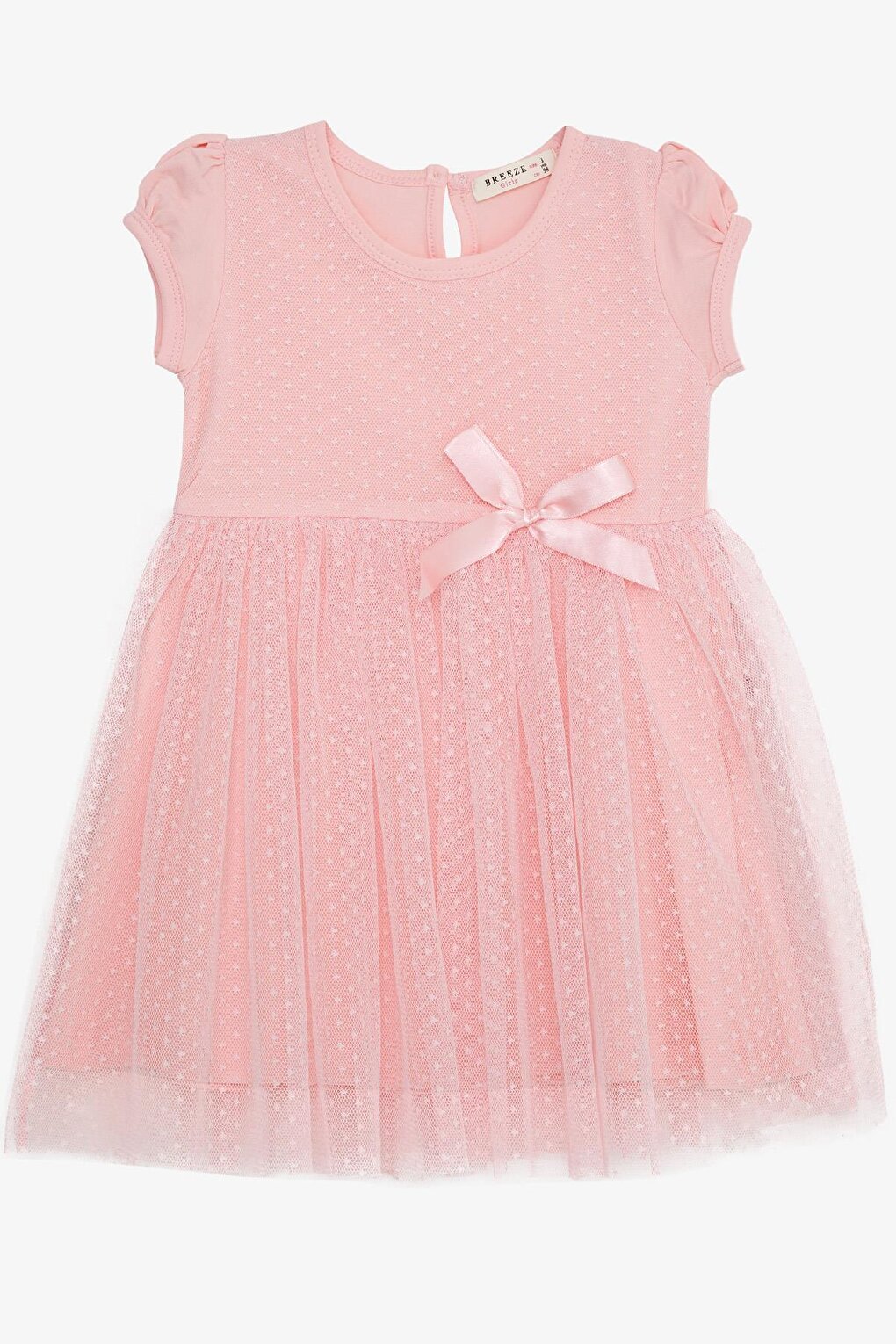 Girl's Dress Bow Tulle Pink (Age 3-8)