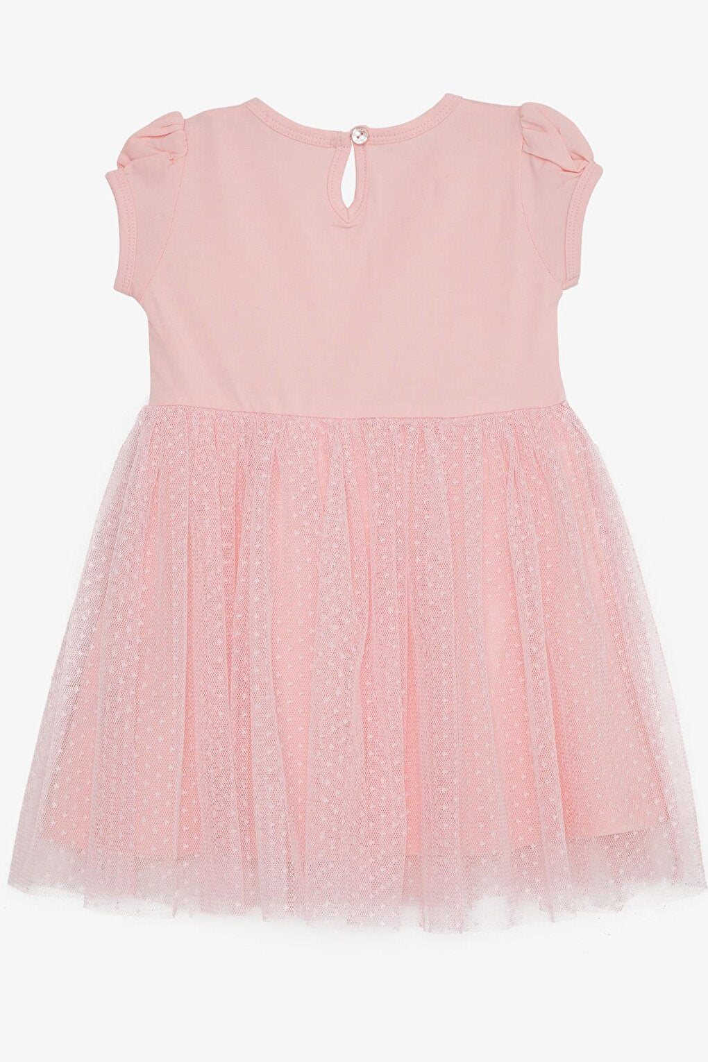 Girl's Dress Bow Tulle Pink (Age 3-6)