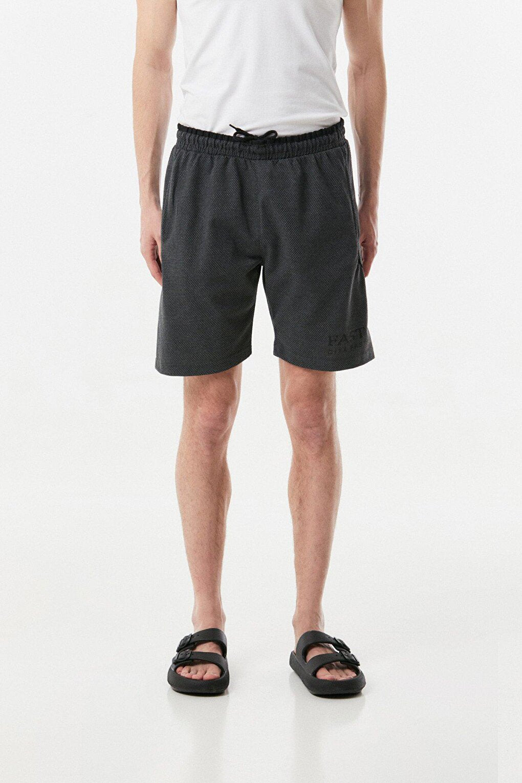 Printed Waist Tied Shorts