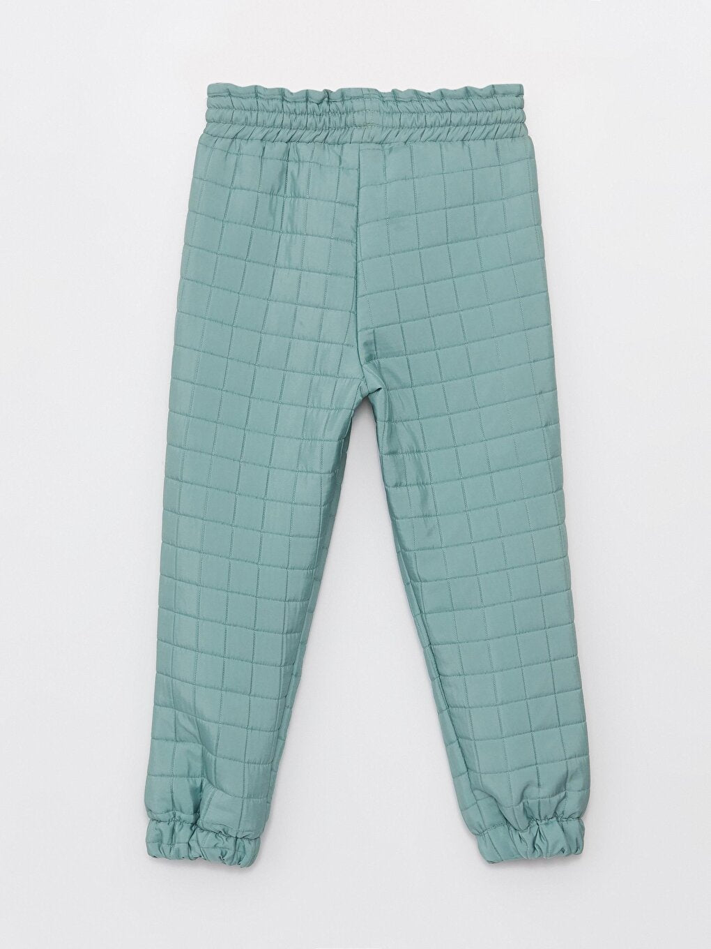 Girl's Quilted Elastic Pocket Jogger Pants