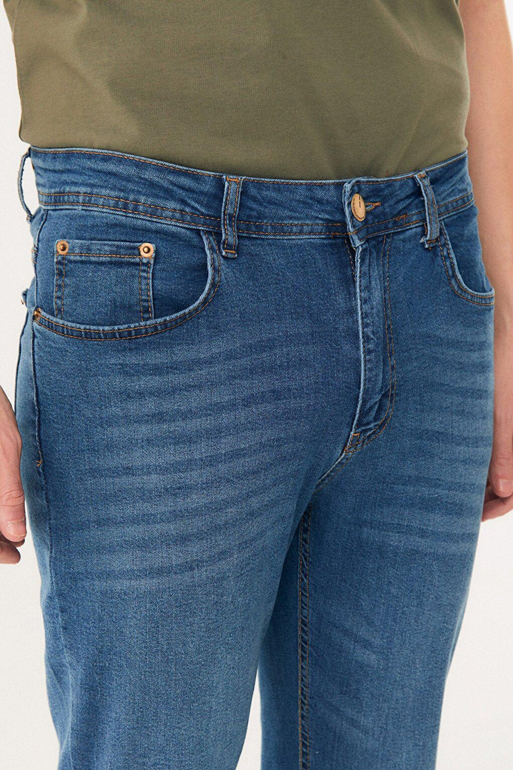 Carrot Zipper Jean