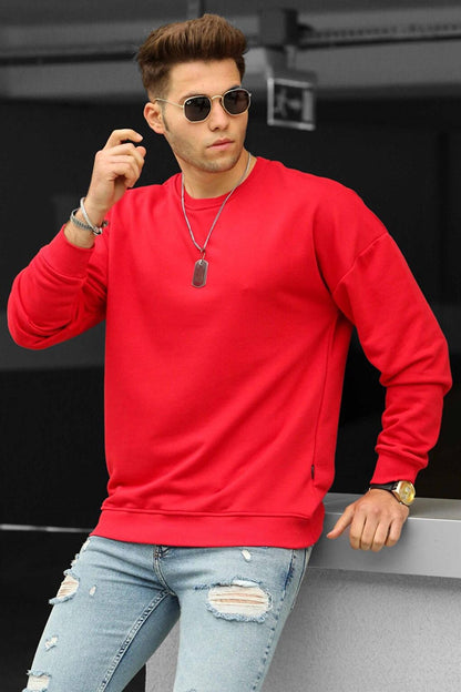 Red Men's Sweatshirt 4782