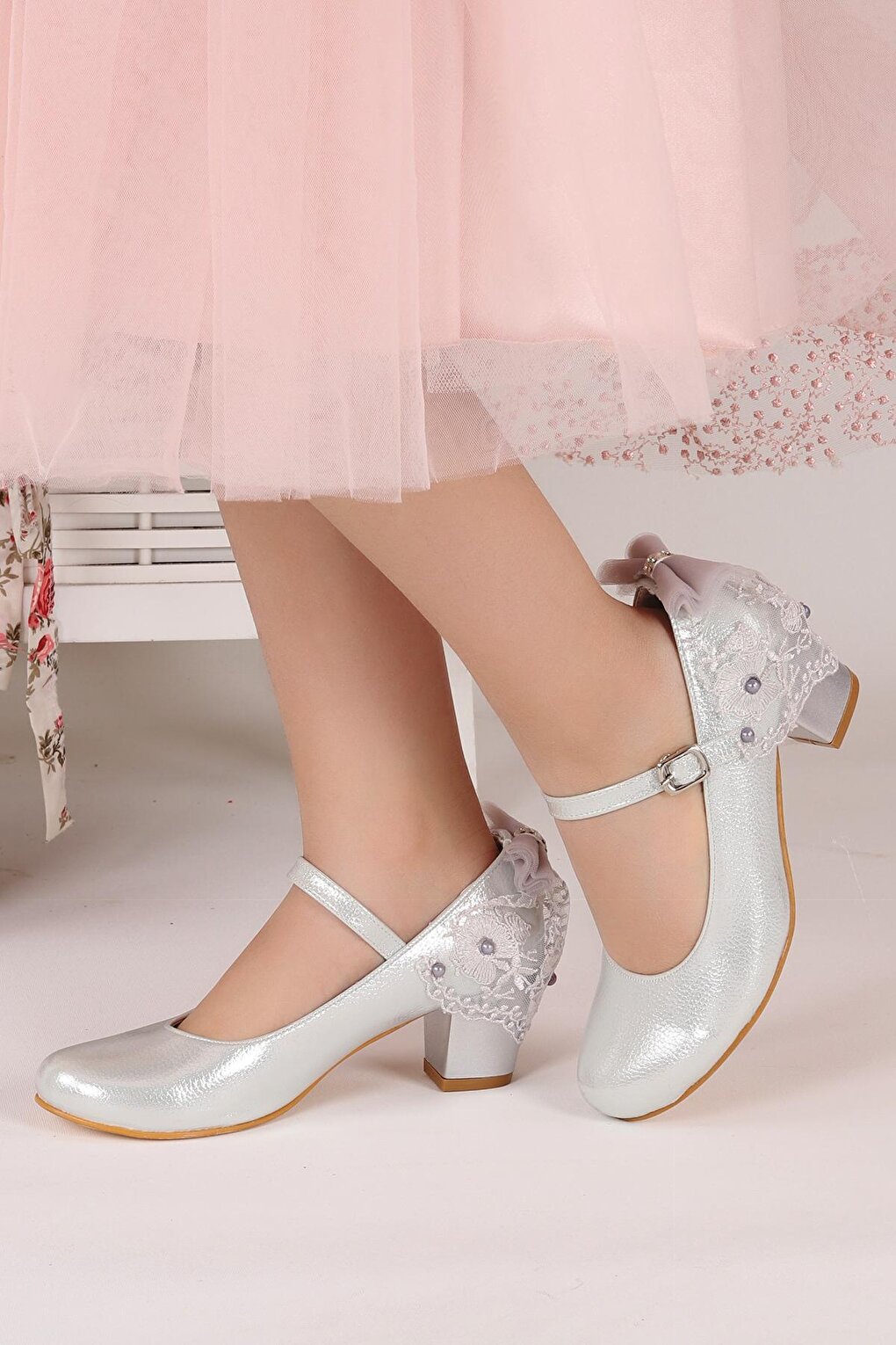 Daily Girl's 4 Cm Heeled Shoes 754 Vakko