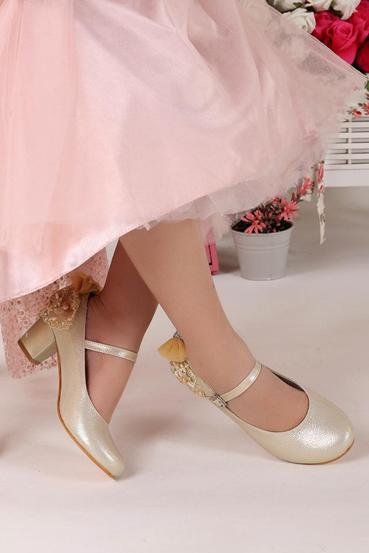 Daily Girl's 4 Cm Heeled Shoes 754 Vakko