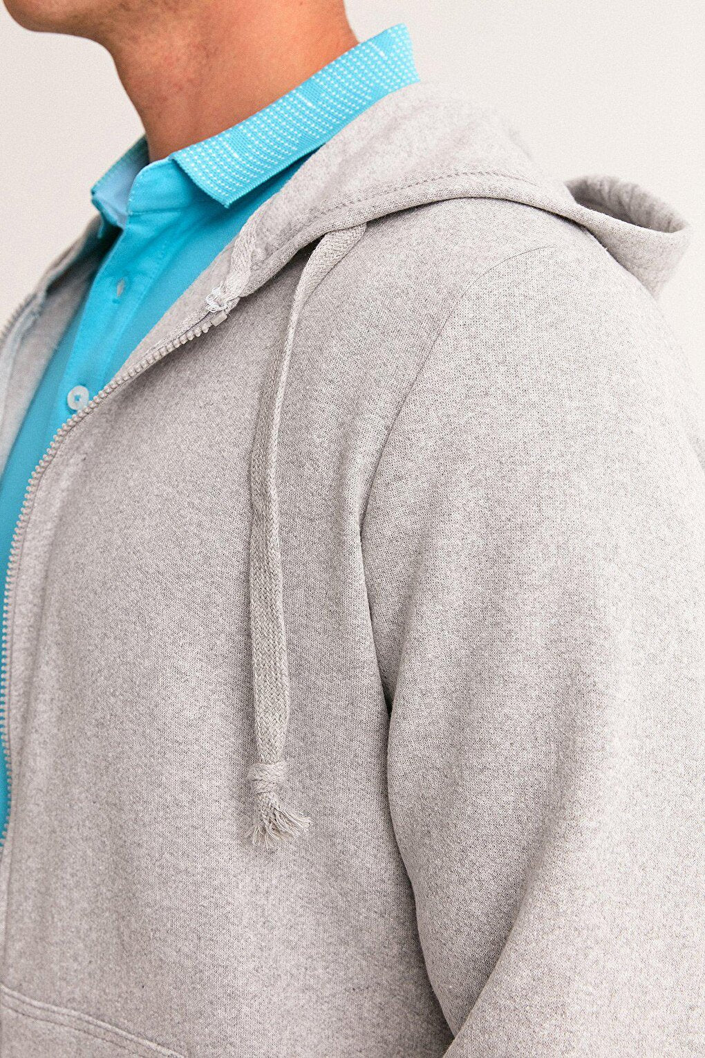 Zippered Hooded Unisex Sweatshirt