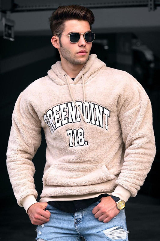 Plush Beige Sweatshirt 4762