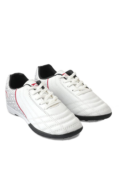 HINO HS Boys Football Astroturf Field Shoes White / Black