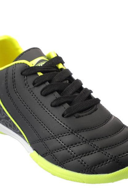 HINO HS Boys Football Astroturf Field Shoes Black / Yellow