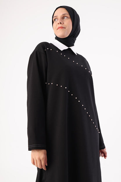 Black Pearl Long Sweat Tunic