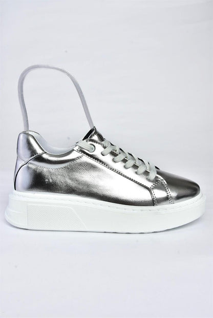 P848231409 Silver Women's Sneakers