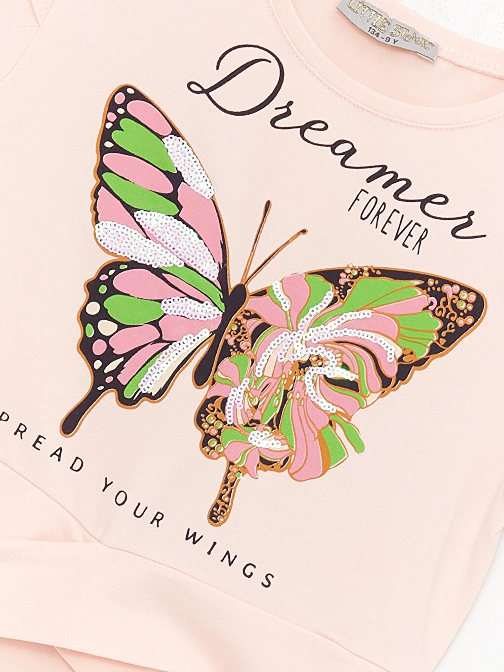 Girl's Butterfly Printed Dreamer Forever Blouse