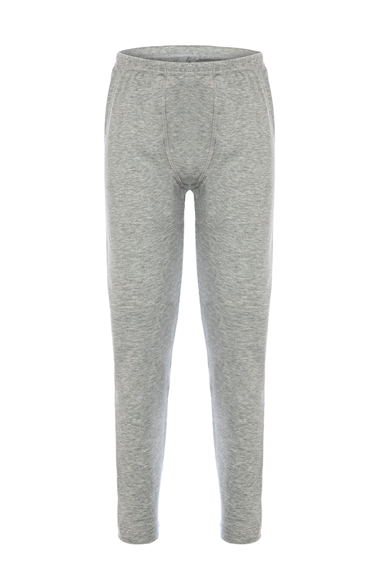 Boy's Thermal Long Underwear Gray Melange 7390