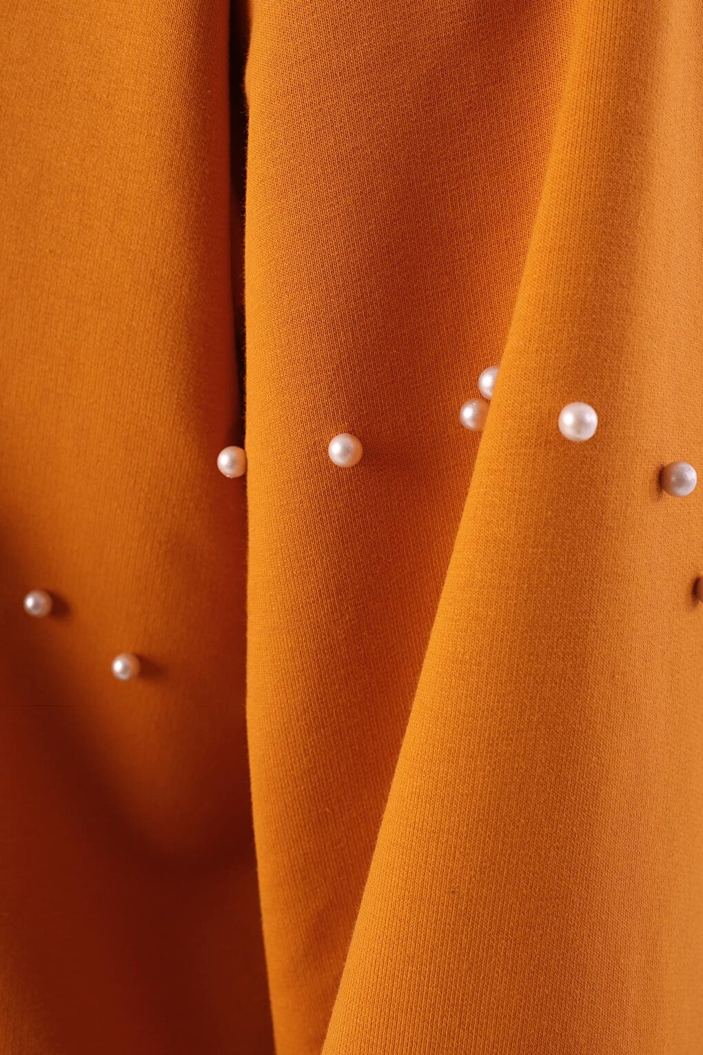 Orange Pearl Long Sweat Tunic