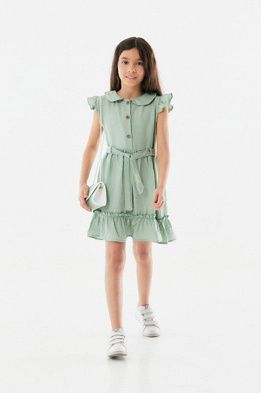 Girl's Ayrobin Dress with Frilly Bag Accessories