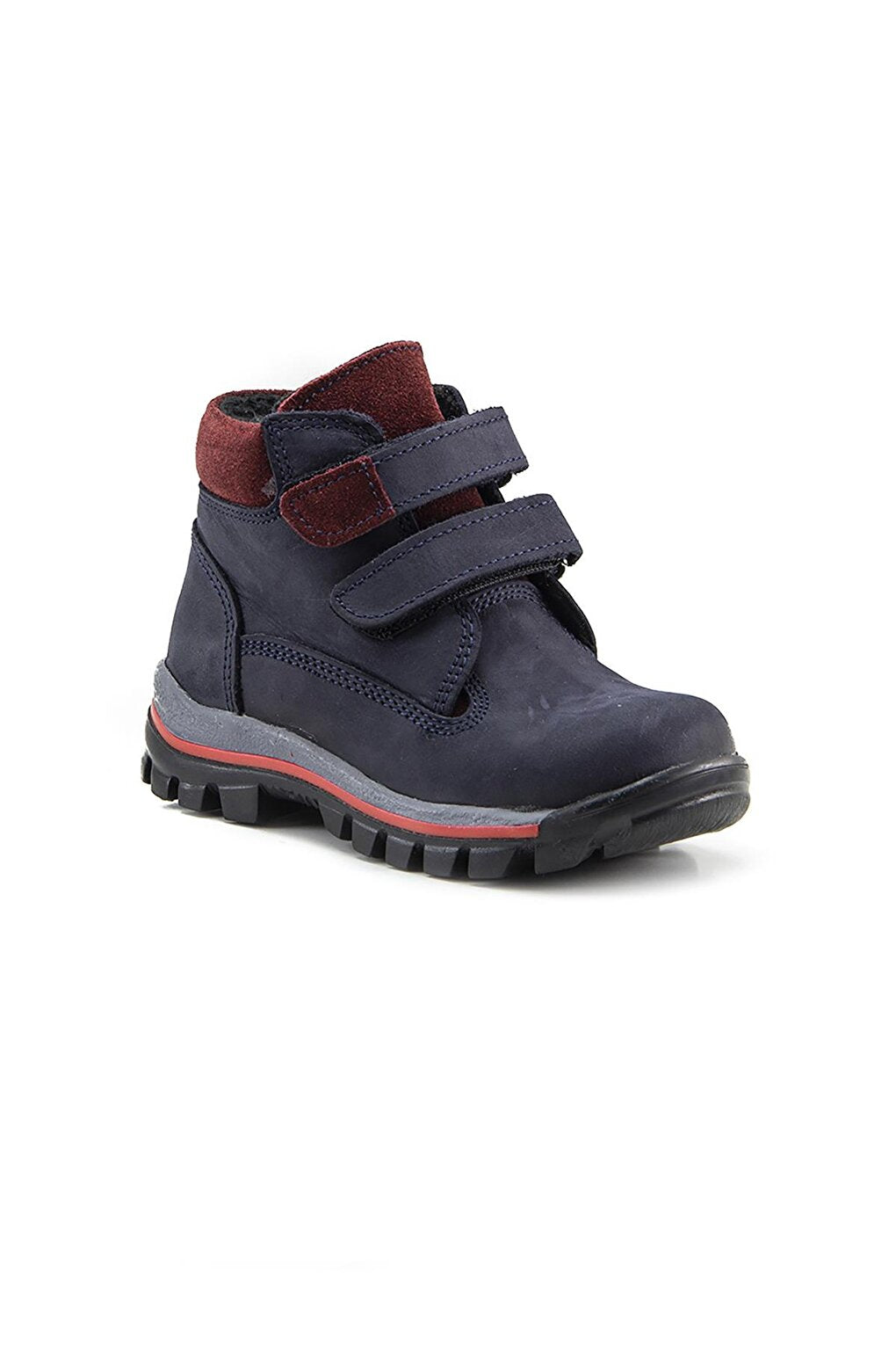 Boy's Navy Blue Leather healthy Supported Children's Boots