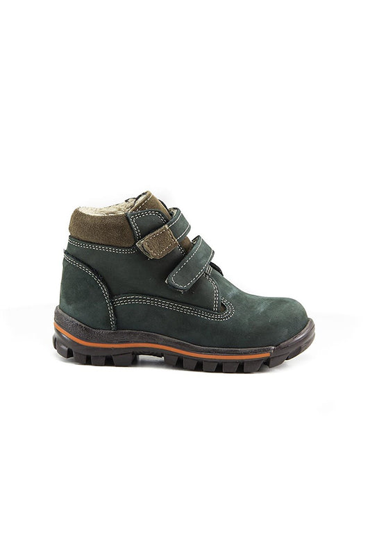 Boys' Khaki Leather healthy Supported Children's Boots