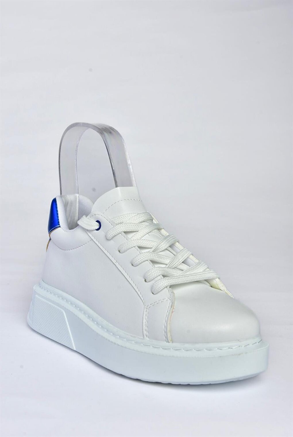 P848231409 White/Sax Blue Women's Sneakers