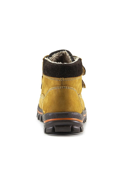 Boy's Yellow Leather healthy Supported Children's Boots