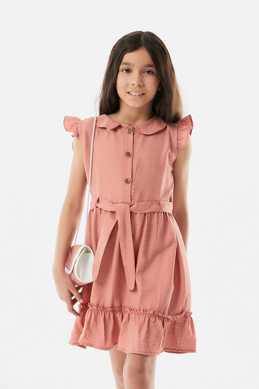 Girl's Ayrobin Dress with Frilly Bag Accessories