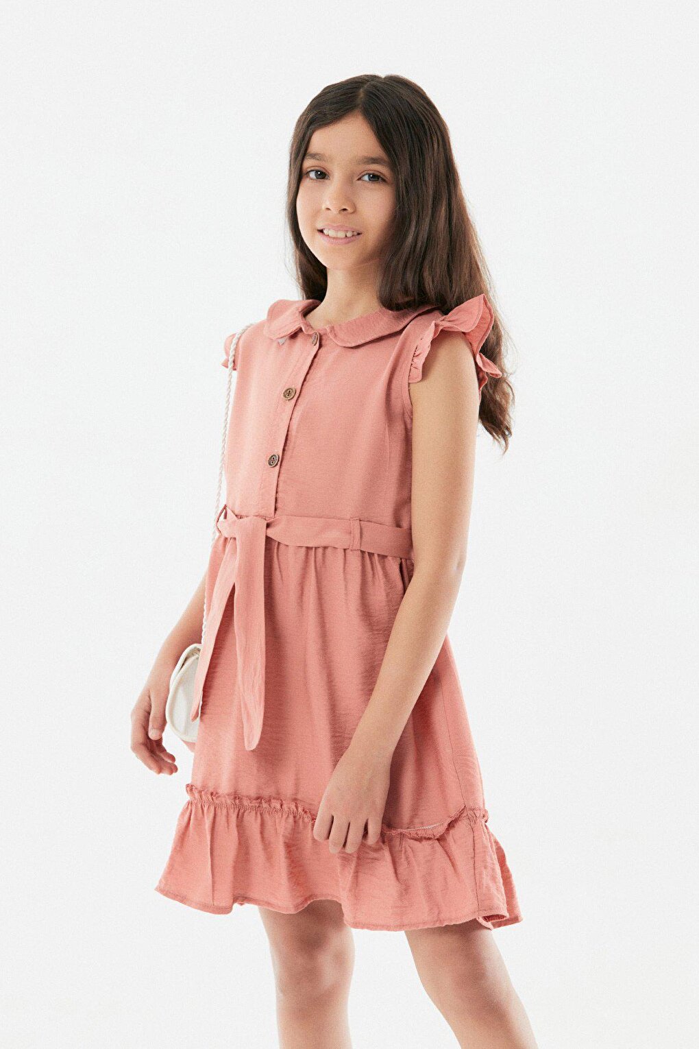 Girl's Ayrobin Dress with Frilly Bag Accessories