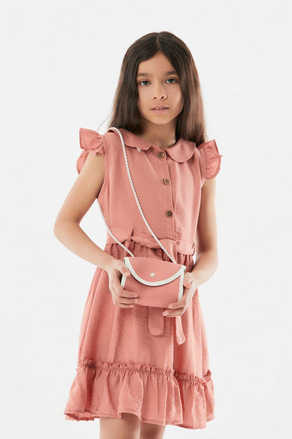 Girl's Ayrobin Dress with Frilly Bag Accessories