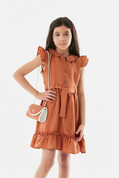 Girl's Ayrobin Dress with Frilly Bag Accessories