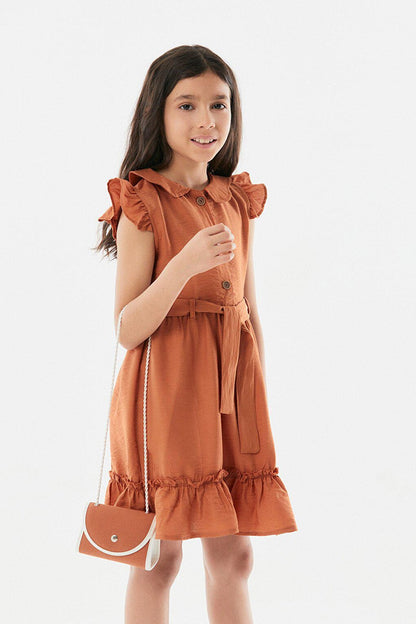 Girl's Ayrobin Dress with Frilly Bag Accessories