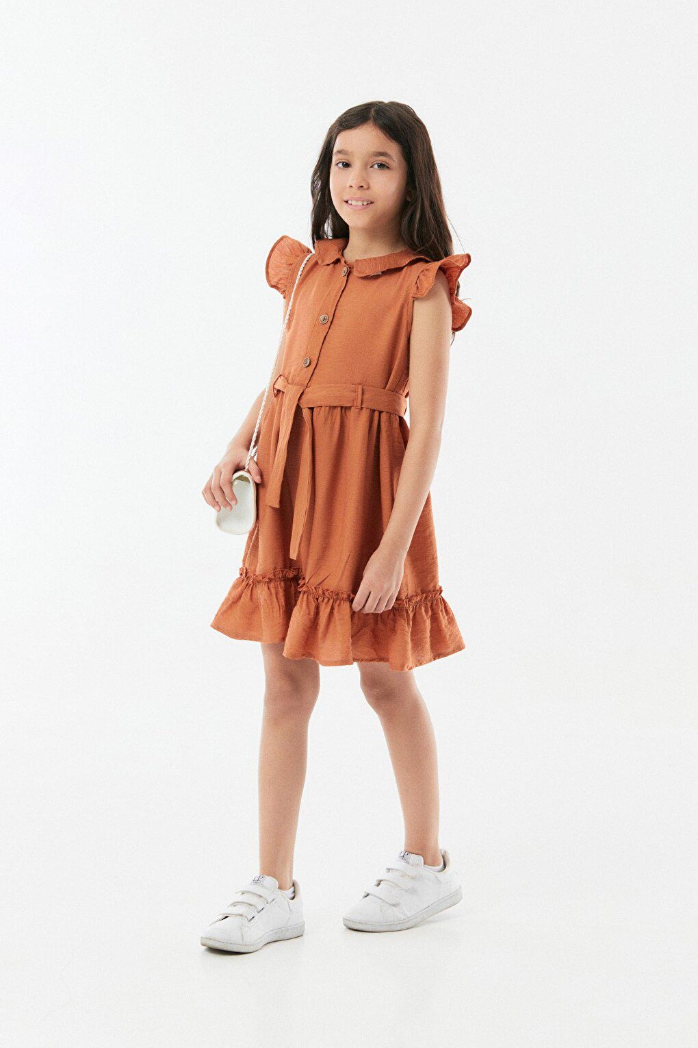 Girl's Ayrobin Dress with Frilly Bag Accessories