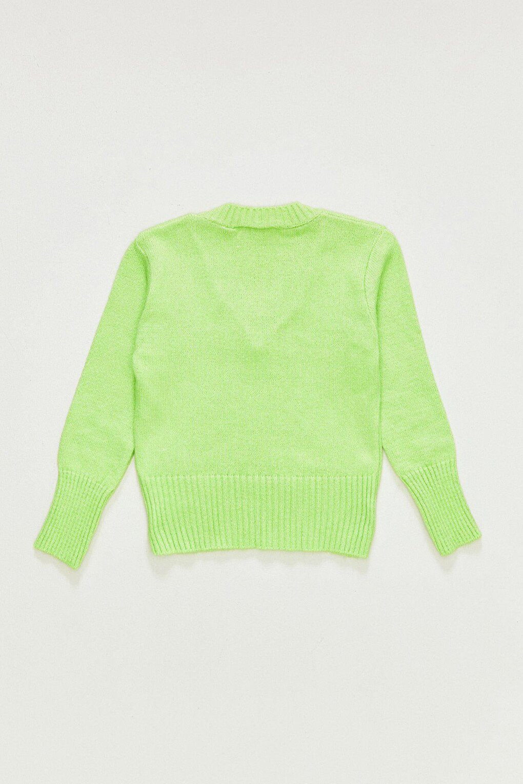 V-Neck Girl's Knitwear Sweater