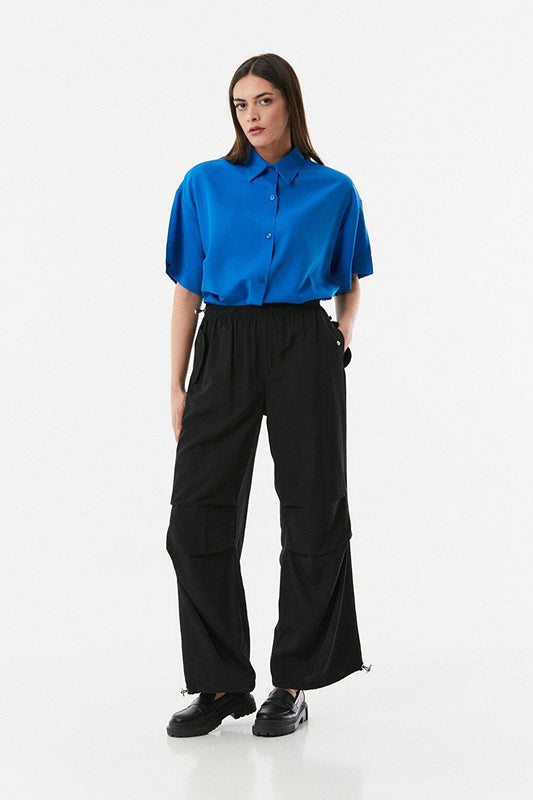 Elastic Waist Stopper Trousers