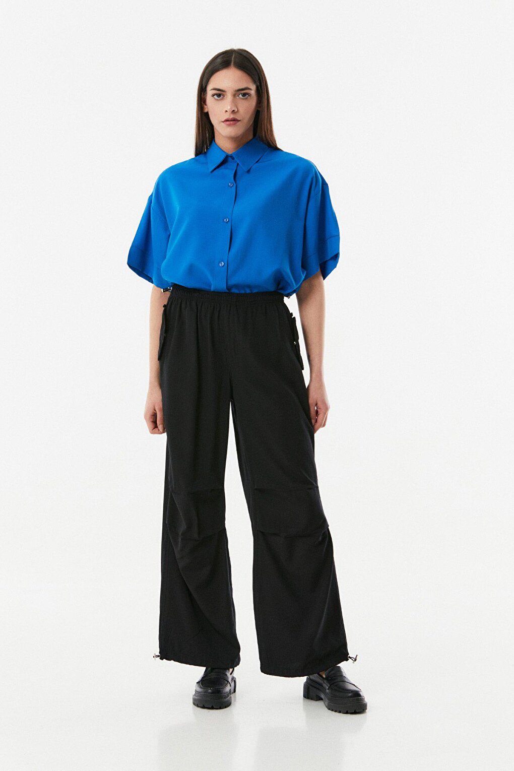 Elastic Waist Stopper Trousers